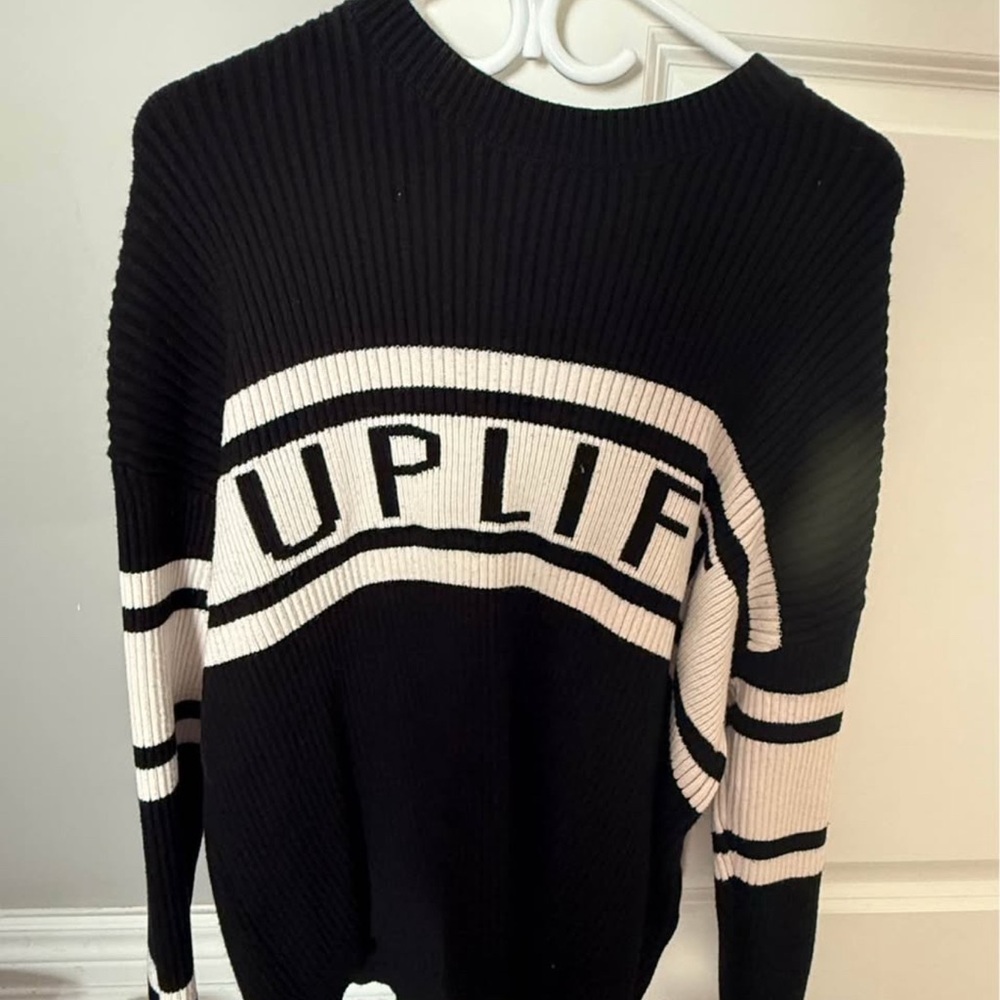 Black and White Uplift Sweater